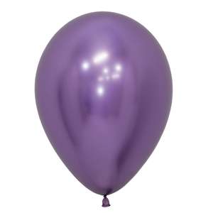 12cm / 5" Round Reflex VIOLET Sempertex Plain Latex #20014173 - Pack of 50