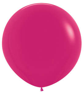 90cm Sempertex Latex: 90cm/3' Latex Fashion RASPBERRY - Pack of 3 #222741
