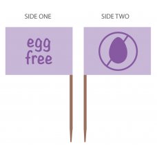 Eco Party Sugar Cane: Food Markers EGG FREE 500Pk #AP460058