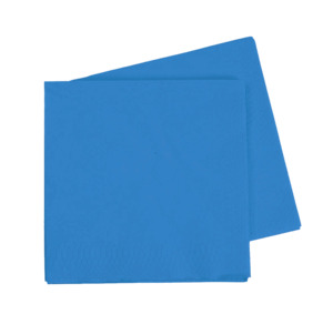 Napkins Plain Printed: LUNCH Napkin SKY BLUE 40Pk #FS6072SBP