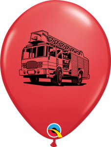 28cm Round Red Fire Dept. #85835-10 Pack of 10