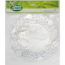 Paper DOYLEY/Doilies SILVER 8.5"/215mm P12 #AP372546