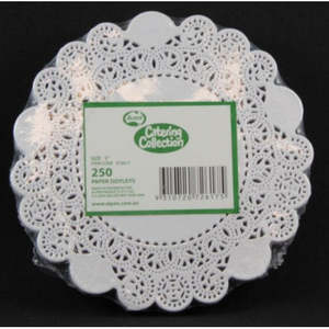 Paper DOYLEY/Doilies WHITE 5"/126mm P250 #AP372617-250
