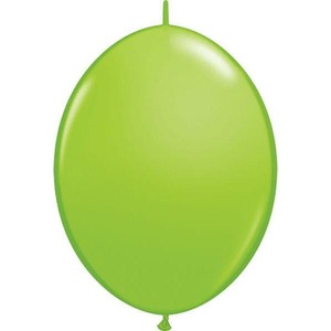 Quick Links Solid Colours: 30cm Quick Link Lime Green Qualatex Quick Link Balloons #65217 - Pack of 50