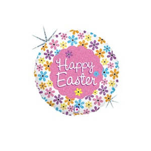 45cm 18" Round Foil EASTER Spring Petals #2586723 - Each (Pkgd.)