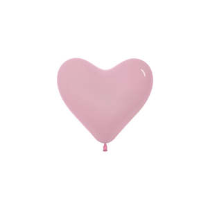 New: 6"/12cm Sempertex Latex Hearts Fashion PINK 100 bag #2555130