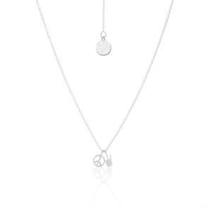 Jewellery: SUPERFINE / NECKLACE / PEACE OUT / SILVER