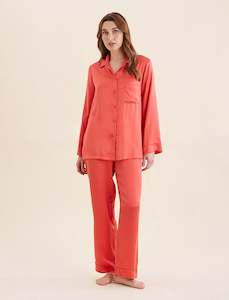 Washable Silk Pyjamas: Audrey Washable Silk Full Length PJ