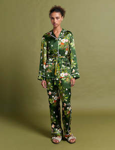 Washable Silk Pyjamas: Karen Walker Love Letters Silk Wrap PJ Set