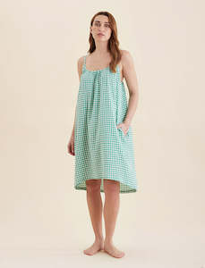 Sale Nighties Robes: Seersucker Strappy Nightie