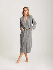 Robes: Pure Cashmere Robe in cloud