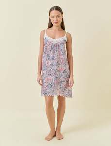 Sale Nightie: Sienna Lace Front Midi Nightie
