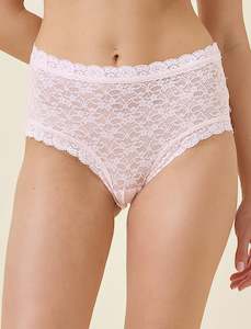 Underwear: Lace High Rise Knicker