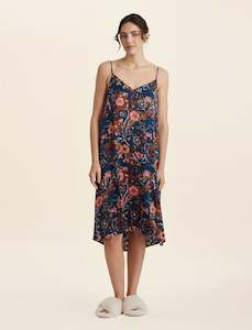 Washable Silk Pyjamas: Karen Walker '60s Floral Slip Nightie
