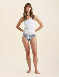 Toile De Jouy Silk Knicker