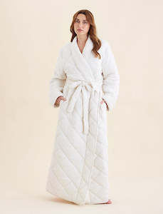 New Arrivals Homepage: Quilted Cotton Maxi Robe