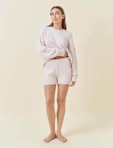 New Arrivals Homepage: Cosy Cable Cotton Cashmere Short