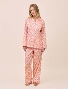 Sleep Accessories Gifts: Molly Sims Cotton PJ Set & Eye Mask