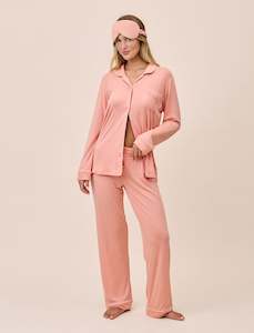 Molly Sims Modal Soft PJ Set & Eye Mask
