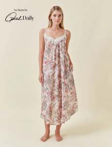 Layla Lace Front Maxi Nightie