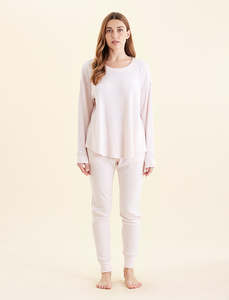 Sale Tops: Super Soft Waffle Long Sleeve Relaxed Top