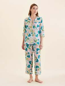 Audrey Floral Crop PJ Set