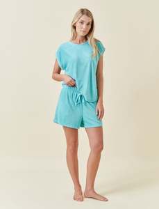 Sale: Resort Terry Tee and Boxer Set