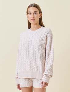 Cosy Cable Cotton Cashmere Jumper
