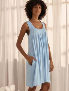 Kate Modal Soft Pleat Front Nightie