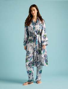 Karen Walker Love Letter Silk Maxi Robe