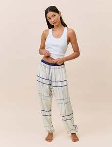 Sale Pj Seperates: Comfy Plaid Jogger