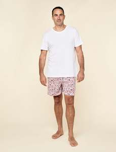 Christmas Stars Organic Cotton Knit Unisex Boxer PJ Set