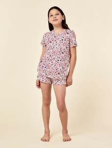 Boxer Pjs: Kids Christmas Stars Knit Boxer PJ Set