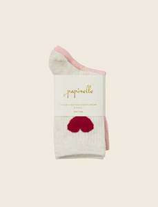 Heart Sock - 2 pack Multi