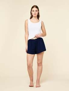Jada Organic Cotton Knit Elastic-Waist Shorts