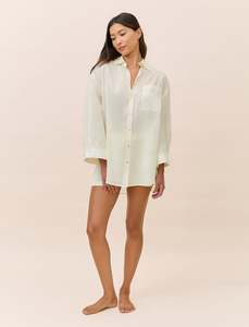 Callie Cotton Relaxed Long Sleeve Shirt