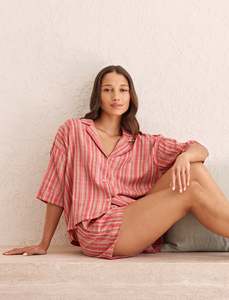 Boxer Pjs: Holiday Plaid Boxer PJ Set