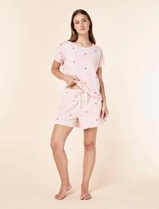 Boxer Pjs: Jada Organic Cotton Knit Boxer PJ Set