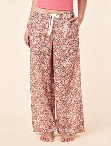 Carly Floral Full Length Wide Leg Pant