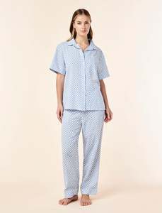 Anais Short Sleeve Full Length PJ Set