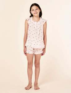 Boxer Pjs: Girls Hearts Flutter Cami and Boxer PJ Set