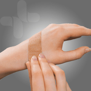 Fabric Plasters X-Wide 2.5cm x 7.5cm - pack of 50