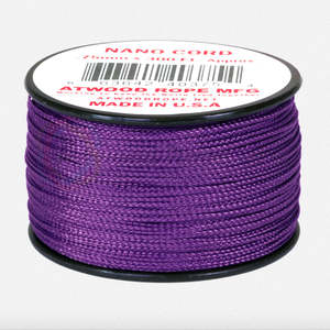 Nano Cord: Atwood Nano Cord - Purple - 0.75mm 300ft - USA Made
