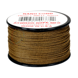 Atwood Nano Cord - Coyote - 0.75mm 300ft - USA Made