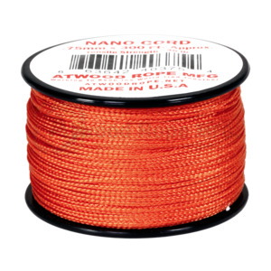 Atwood Nano Cord - Burnt Orange - 0.75mm 300ft - USA Made