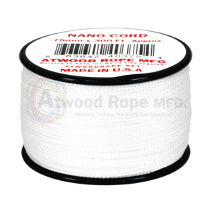 Nano Cord: Atwood Nano Cord - 0.75mm 300ft White - USA Made