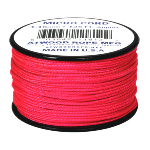 Atwood Micro Cord - Hot Pink - 1.18mm - USA Made
