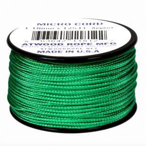 Atwood Micro Cord - Green - 1.18mm - USA Made