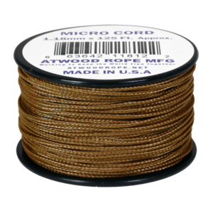 Atwood Micro Cord - Coyote Brown - 1.18mm - USA Made