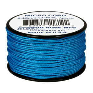 Micro Cord: Atwood Micro Cord - Blue - 1.18mm - USA Made